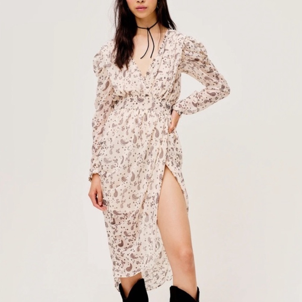 NWT 🍋 For Love & Lemons Paisley Dress Size 2x - Picture 2 of 9
